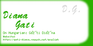 diana gati business card